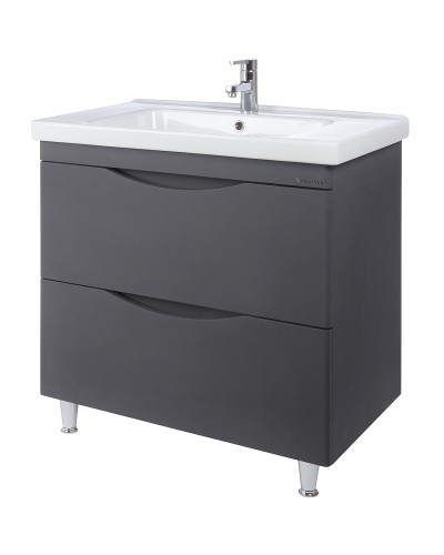 Тумба под раковину Bellezza Санриса 100 (Гармония 100) 4630117110369 Серебро