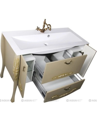 Тумба олива 127,6 см Aquanet Виктория 00182567