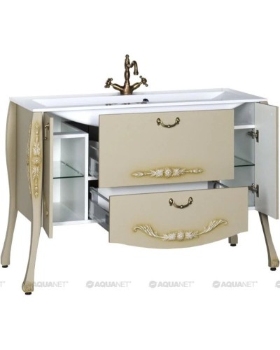 Тумба олива 127,6 см Aquanet Виктория 00182567