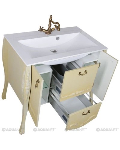 Тумба олива 97,6 см Aquanet Виктория 00182566