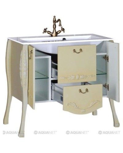 Тумба олива 97,6 см Aquanet Виктория 00182566