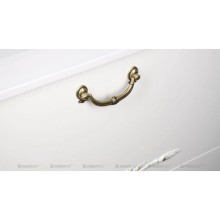 Тумба белый/золото 97,6 см Aquanet Виктория 00183931