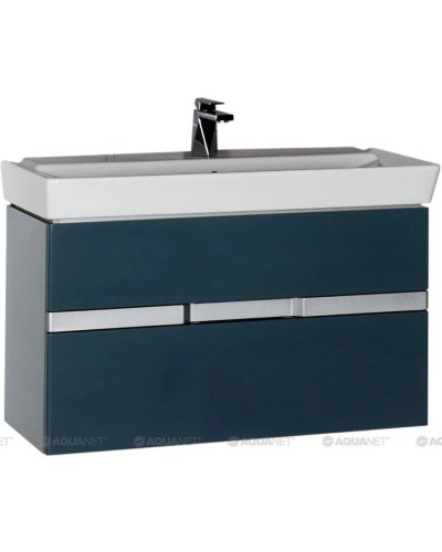 Тумба сине-серый 96,2 см Aquanet Виго 00183361