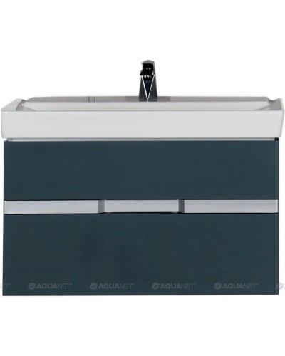 Тумба сине-серый 96,2 см Aquanet Виго 00183361