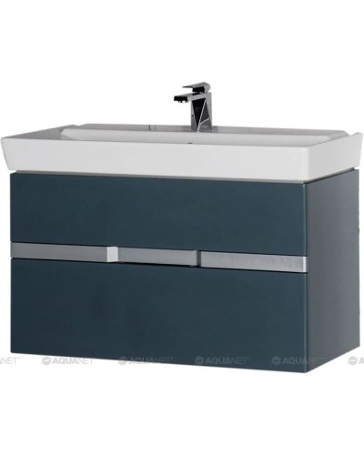 Тумба сине-серый 96,2 см Aquanet Виго 00183361