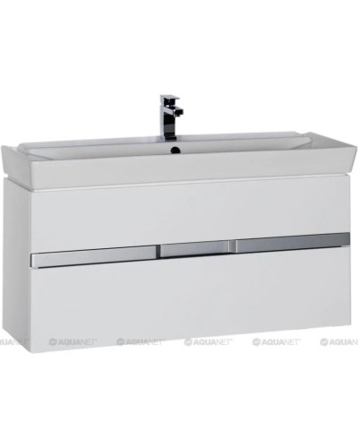 Тумба белый 117,7 см Aquanet Виго 00183404