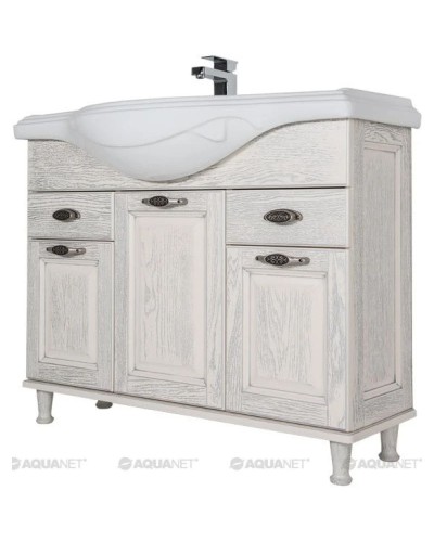 Тумба жасмин/серебро 104,5 см Aquanet Тесса 00185808