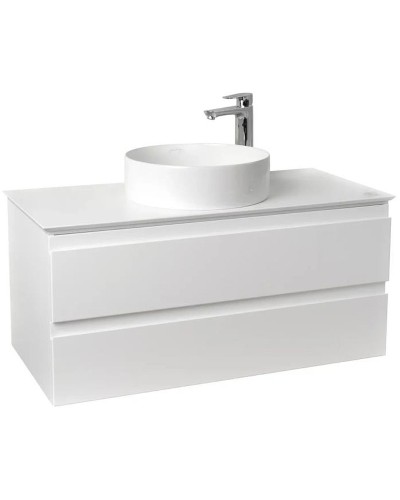 Тумба под раковину Jacob Delafon Madeleine 100 EB2084-J5 подвесная Белый глянец