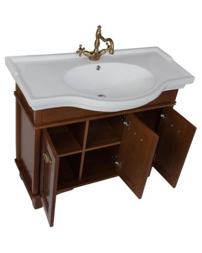 Тумба орех 92 см Aquanet Николь 00180519