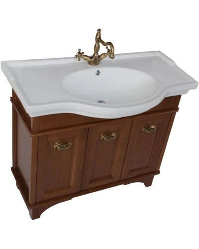 Тумба орех 92 см Aquanet Николь 00180519