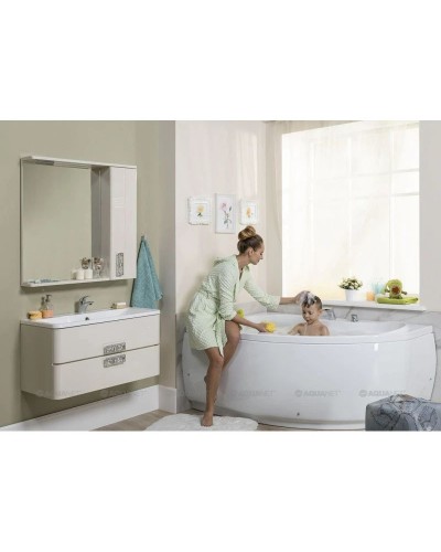 Тумба слоновая кость 79 см Aquanet Паллада 00175310