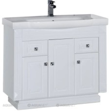 Тумба белый 96 см Aquanet Фредерика 00169967