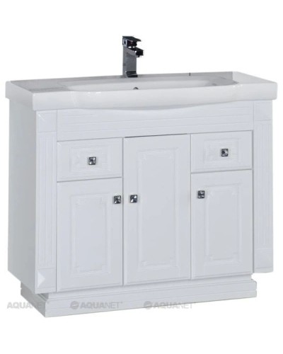 Тумба белый 96 см Aquanet Фредерика 00169967