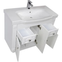 Тумба белый 96 см Aquanet Фредерика 00169967