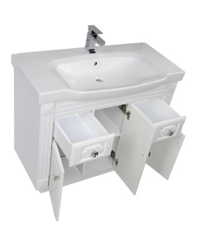 Тумба белый 96 см Aquanet Фредерика 00169967