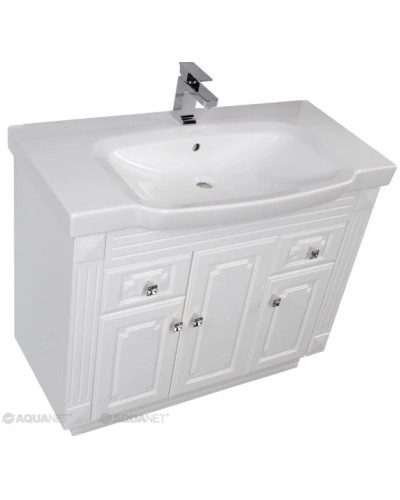 Тумба белый 96 см Aquanet Фредерика 00169967