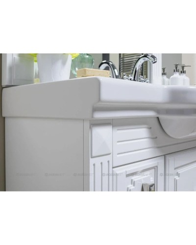 Тумба белый 122 см Aquanet Фредерика 00182009