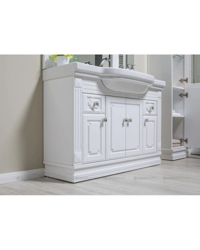 Тумба белый 122 см Aquanet Фредерика 00182009