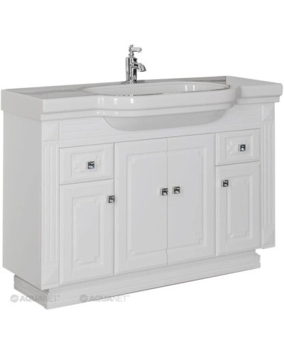 Тумба белый 122 см Aquanet Фредерика 00182009