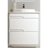Тумба белый глянец 60 см BelBagno Gino GINO-600-2C-PIA-BL