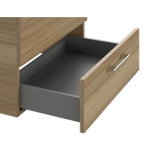 Тумба под раковину Cersanit Lara 70 64136 (63415) подвесная Орех