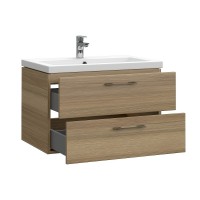 Тумба под раковину Cersanit Lara 70 64136 (63415) подвесная Орех