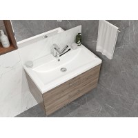 Тумба под раковину Cersanit Lara 70 64136 (63415) подвесная Орех