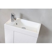 Тумба белый глянец 50 см BelBagno Capella BB500BHLC/BL/LEFT