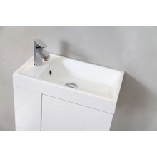 Тумба белый глянец 50 см BelBagno Capella BB500BHLC/BL/LEFT