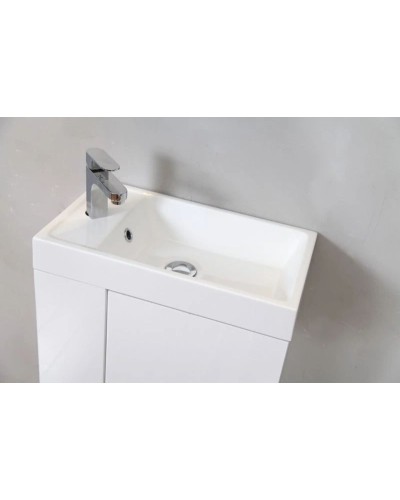 Тумба белый глянец 50 см BelBagno Capella BB500BHLC/BL/LEFT