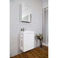 Тумба белый глянец 50 см BelBagno Capella BB500BHLC/BL/LEFT