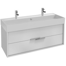 Тумба под раковину Jacob Delafon Vivienne 120 EB1509-N18-N18 подвесная Белая ручки Хром