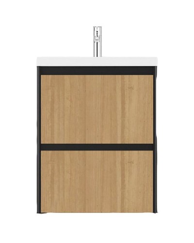 Тумба под раковину Velvex Klaufs 70 tpKLA.70.2Y-617.217 подвесная Чёрная матовая шатанэ