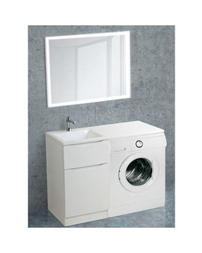 Тумба под раковину BelBagno Lavanderia 120 LAVANDERIA-580/1200-2C-PIA-BL Bianco Lucido