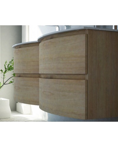 Тумба под раковину Cezares Vague 69 54834 подвесная Rovere tabacco