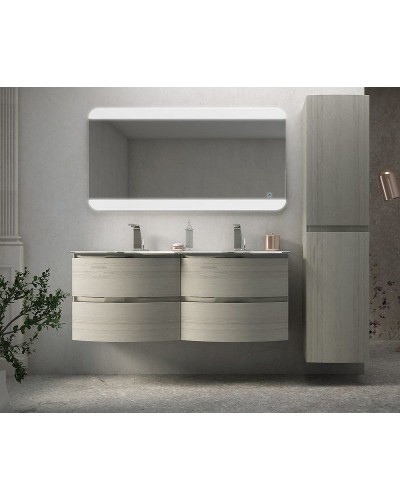 Тумба под раковину Cezares Vague 69 54854 подвесная Grigio lucido