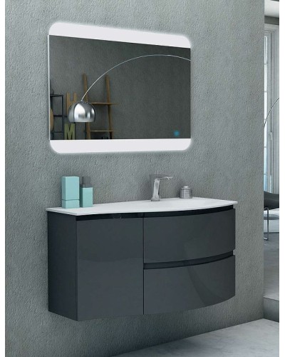 Тумба под раковину Cezares Vague 69 44221 подвесная Antracite