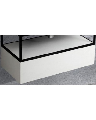 Тумба Cezares Cadro 80 CADRO-80-1C-SO-BG-BLUM подвесная Белый глянец