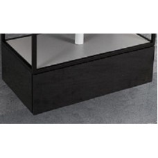 Тумба Cezares Cadro 80 CADRO-80-1C-SO-NR-BLUM подвесная Черная матовая