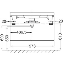 Тумба оливковый глянец 97,3 см Jacob Delafon Reve EB1136-G95