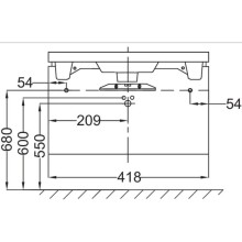 Тумба ледяной зеленый 41,8 см Jacob Delafon Reve EB1138-G77