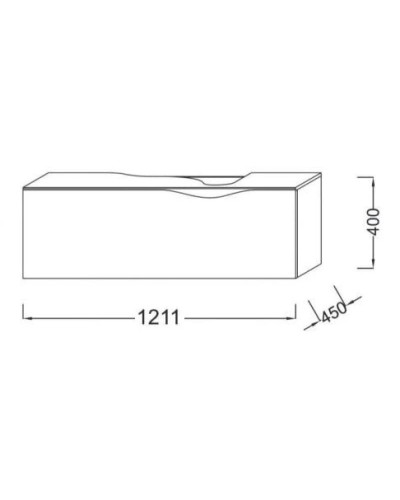 Тумба нежно-розовый матовый 121,1 см Jacob Delafon Stillness EB2001-M71
