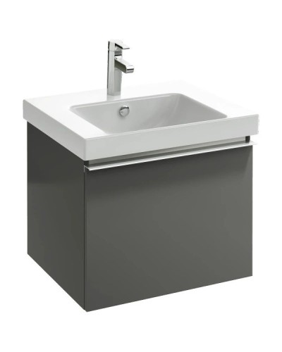 Тумба серый антрацит глянец 57 см Jacob Delafon Odeon Up EB877-442