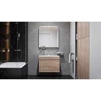 Тумба под раковину Velvex Pulsus 70 tpPUL.70-25 подвесная Дуб сонома