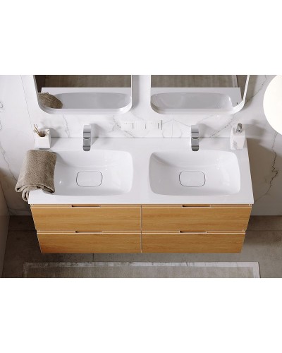 Тумба под раковину Aqwella Accent 120 ACC0112W подвесная Белая