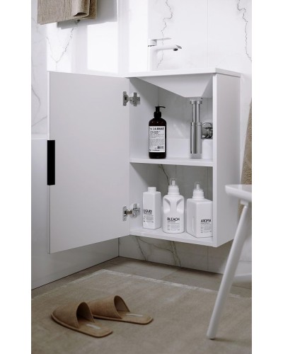 Тумба под раковину Aqwella Accent 40 ACC0104W подвесная Белая