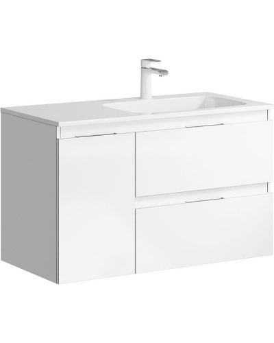 Тумба под раковину Aqwella Accent 90 R ACC0109RW подвесная Белая