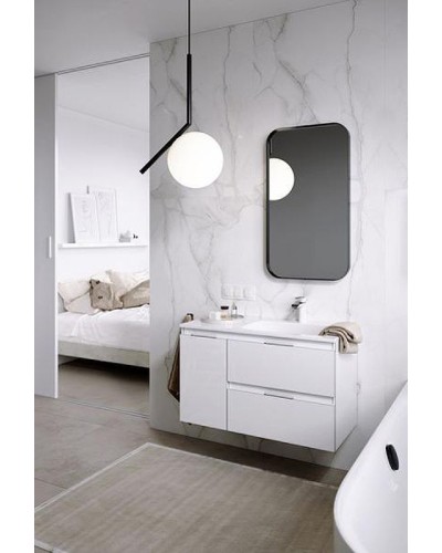 Тумба под раковину Aqwella Accent 90 R ACC0109RW подвесная Белая