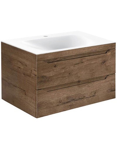 Тумба под раковину Vincea Fine 80 VMC-2F800VO подвесная V.Oak