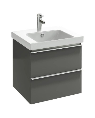 Тумба серый антрацит глянец 57 см Jacob Delafon Odeon Up EB878-442